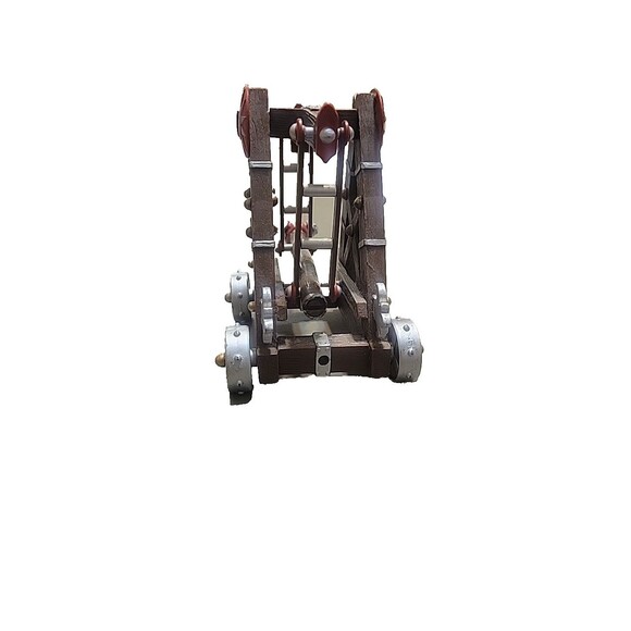 2003 Papo Red Dragon Battering Ram Medieval Mythical Figure Moving Toy Retired - Picture 5 of 5